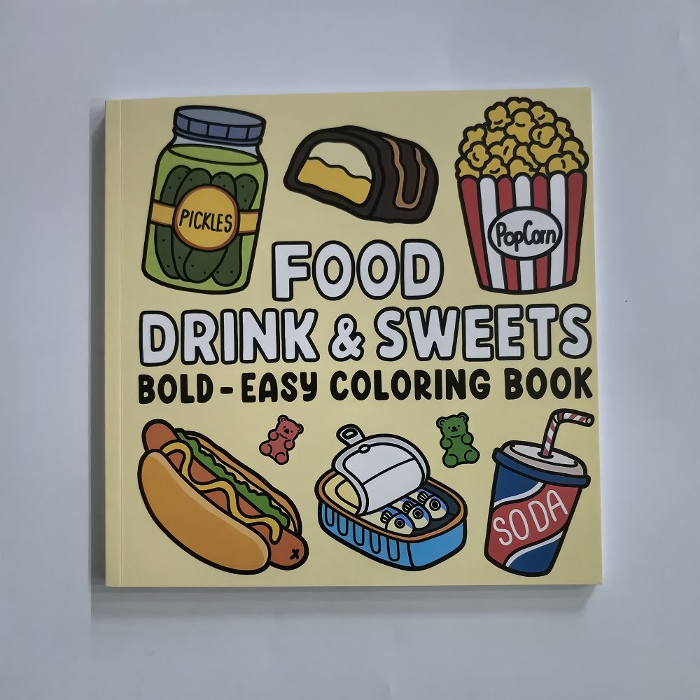 Food Y Snacks Coloring Book - Spooky Cute Halloween Art Therapy Coloring