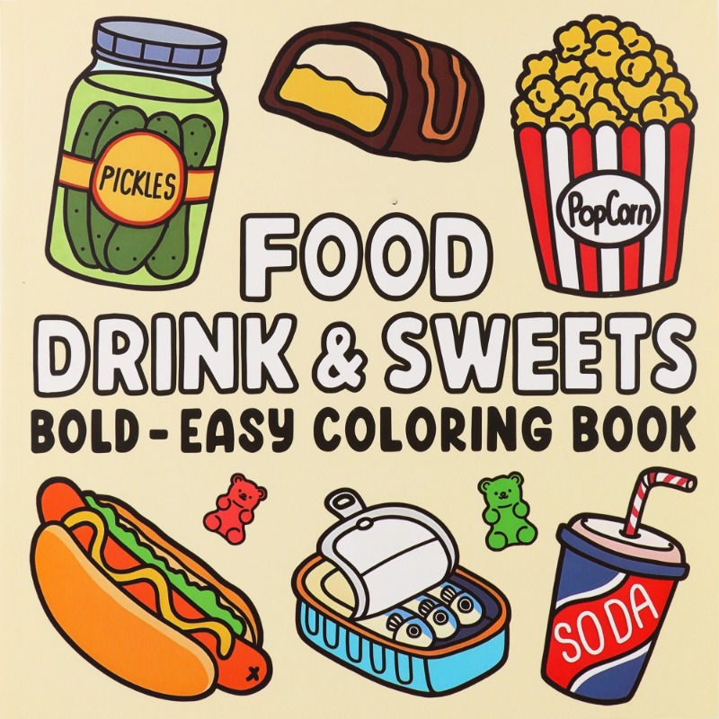 Food Y Snacks Coloring Book - Halloween Spectre Coloring Book FOOD DRINKAA&AWEETS