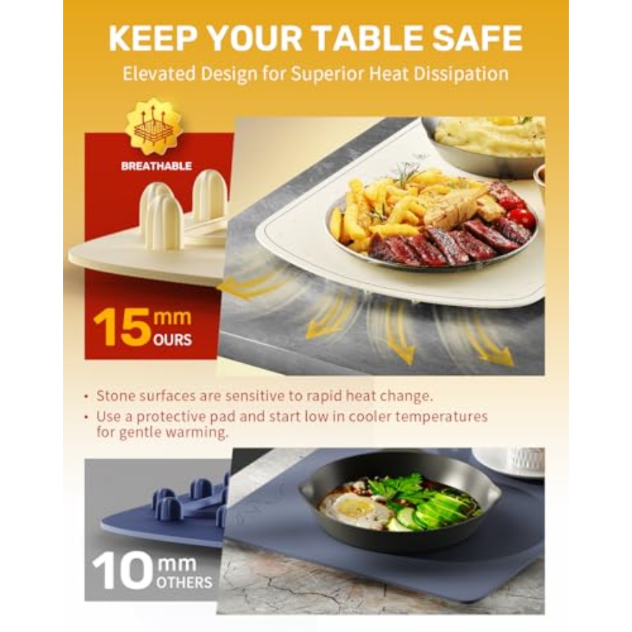Warming Mat for Food, VEPOKA F - Food & Snacks Pdf ulasan dan harga