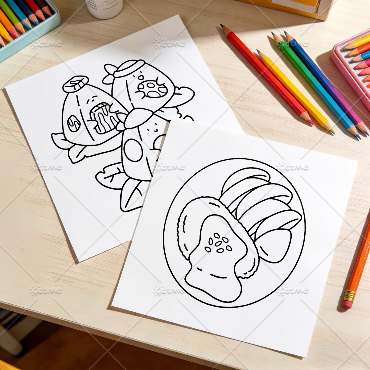 JAPANESE FOOD Bold-easy Patter - Food Y Snacks Coloring Book ulasan dan harga