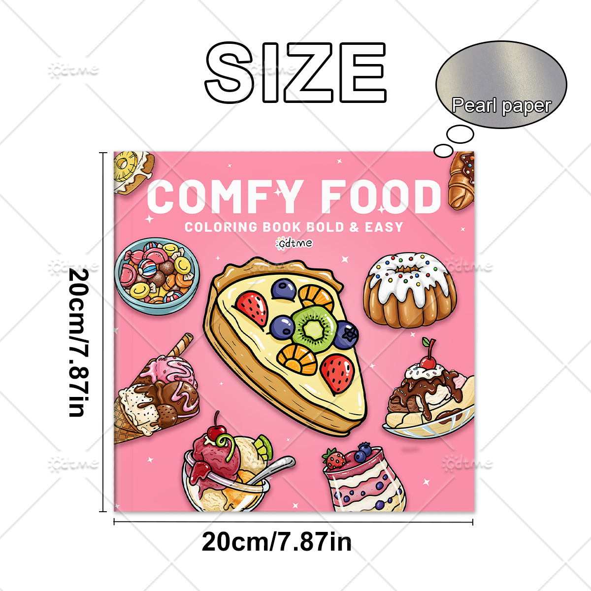 DELICIOUS FOOD Coloring Book f - Food Y Snacks Coloring Book ulasan dan harga