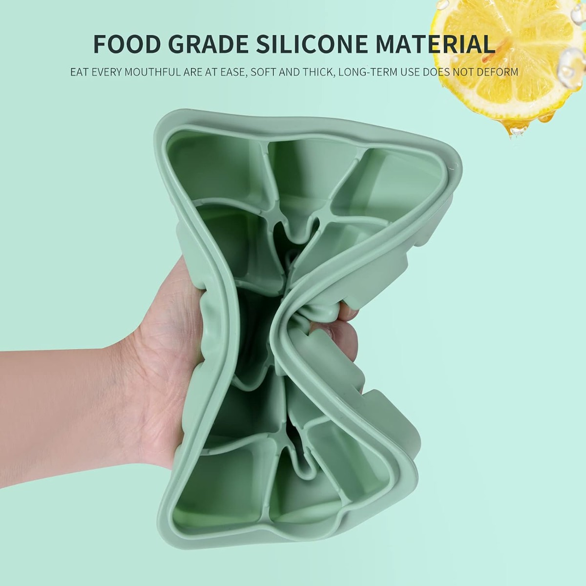Bamboo Green Silicone Ice Cube - Homemade Food Snacks ulasan dan harga