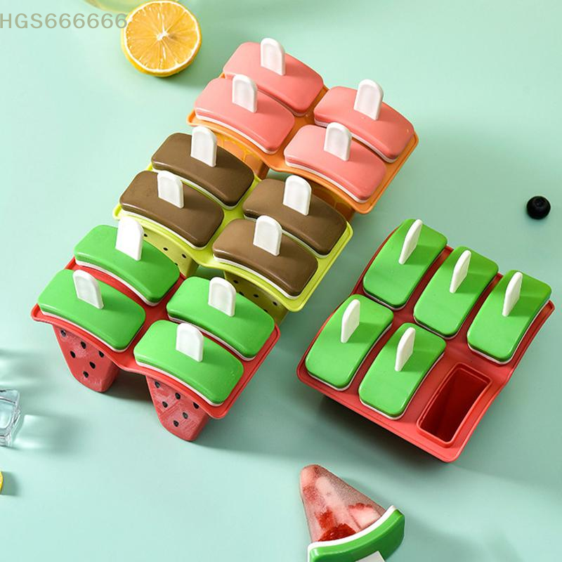 DIY Ice Cream Mold 4 6 Grids S - Homemade Food Snacks ulasan dan harga