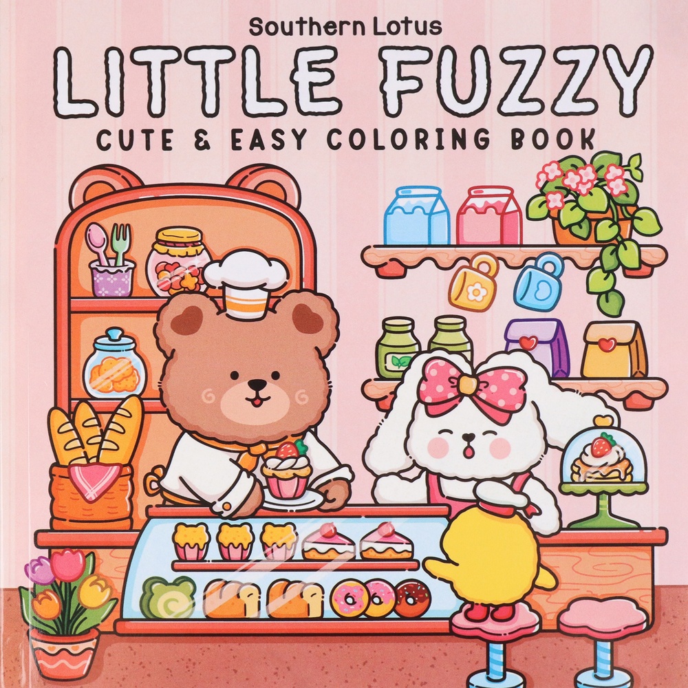 Cute Bear Bakery Theme Colorin - Food Y Snacks Coloring Book ulasan dan harga