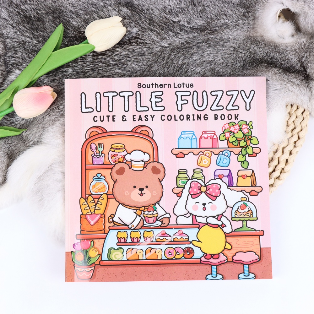 Cute Bear Bakery Theme Colorin - Food Y Snacks Coloring Book ulasan dan harga