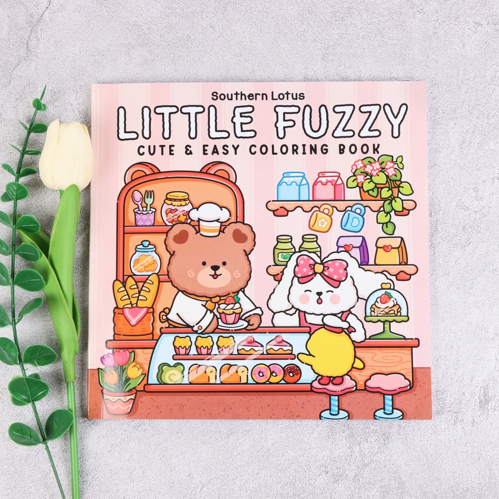 Cute Bear Bakery Theme Colorin - Food Y Snacks Coloring Book ulasan dan harga