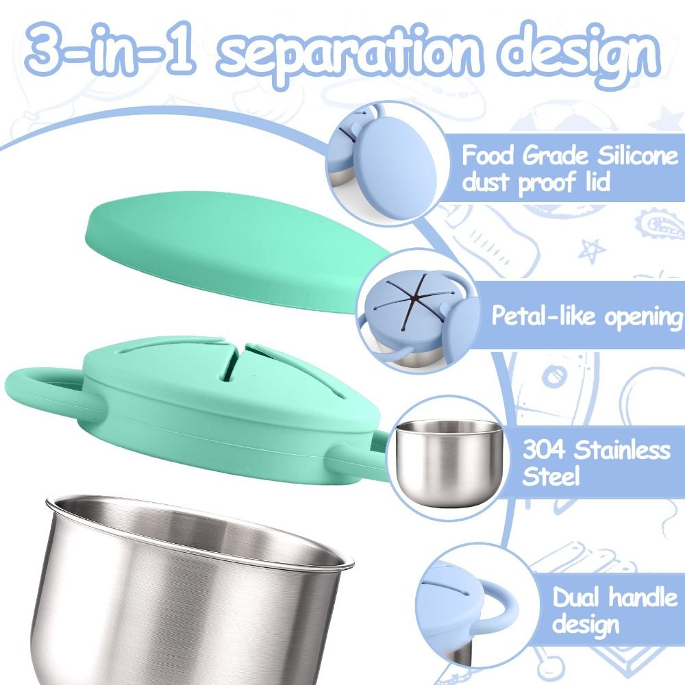 Removable Toddler Snack Contai - Food Snacks Easy ulasan dan harga
