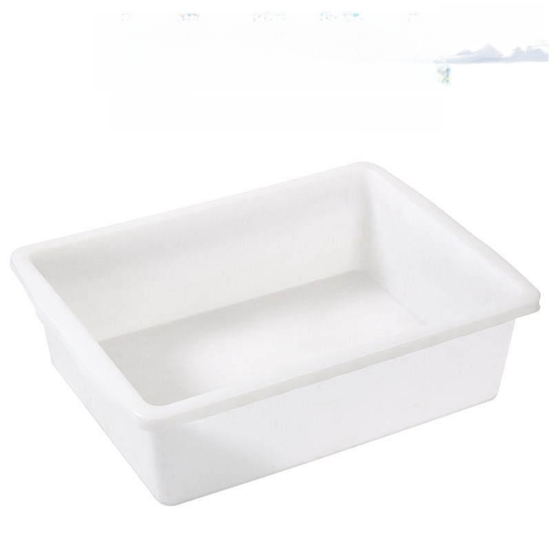 White Plastic Rectangular Stor - Spicy Food Snacks ulasan dan harga
