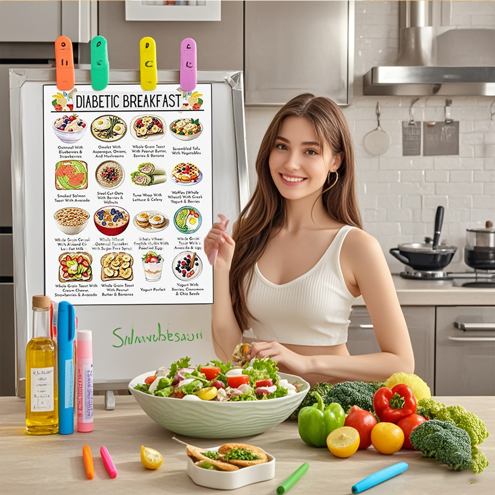 12pcs Diabetic Meal Planner Un - Food Snacks To Eat ulasan dan harga
