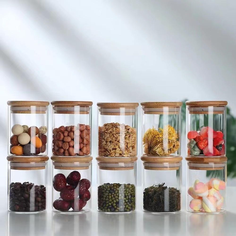 Glass Food Storage Tank with M - Homemade Food Snacks ulasan dan harga