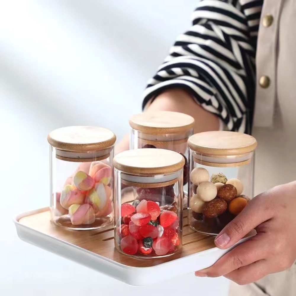 Glass Food Storage Tank with M - Homemade Food Snacks ulasan dan harga