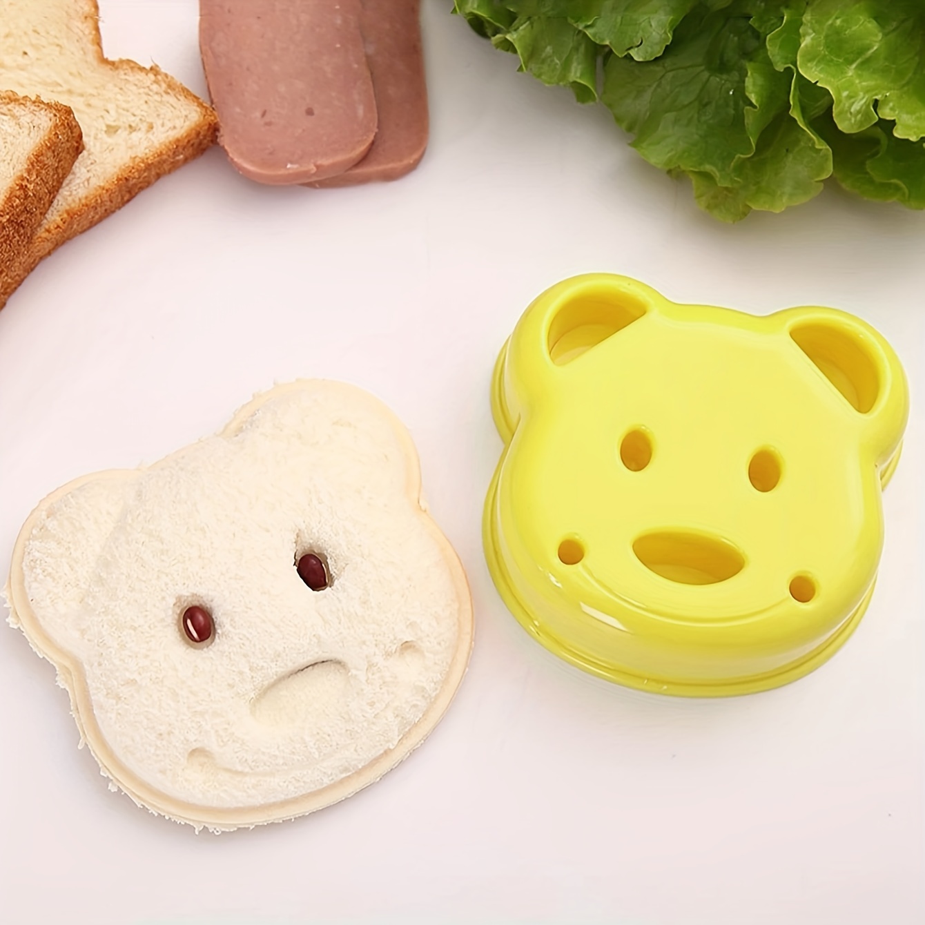 1Pc Cute Cartoon Bear Shaped S - Homemade Food Snacks ulasan dan harga