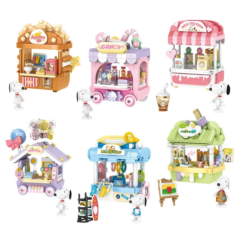 Snoopy Store Building Blocks S - Spicy Food Snacks ulasan dan harga