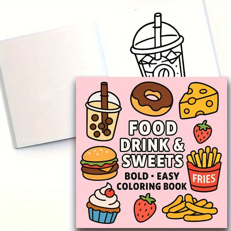 Original Upgraded Version, 24  - Food Y Snacks Coloring Book ulasan dan harga