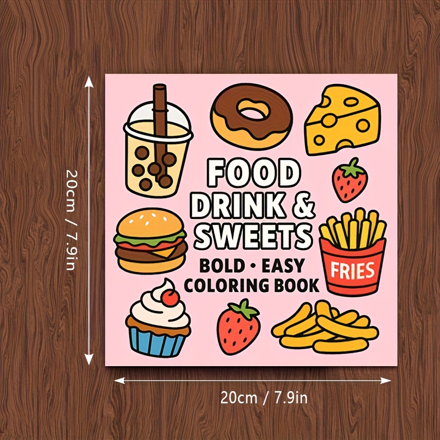 Original Upgraded Version, 24  - Food Y Snacks Coloring Book ulasan dan harga