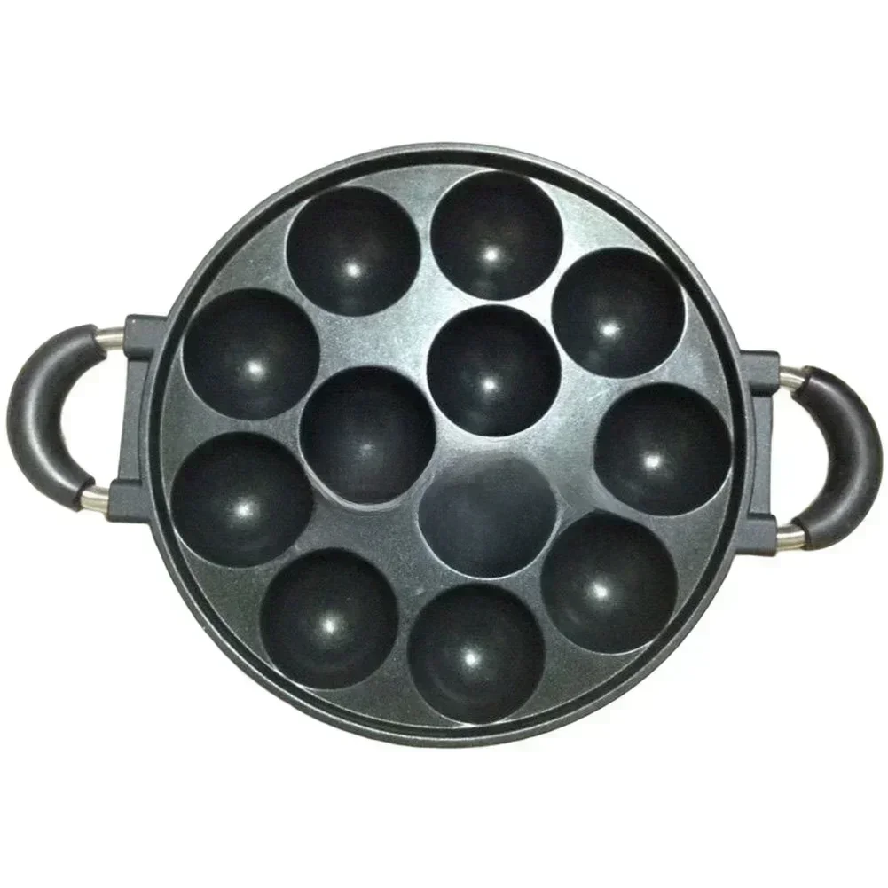 Black Takoyaki Pan Aluminum Al - Food Snacks Distribution ulasan dan harga