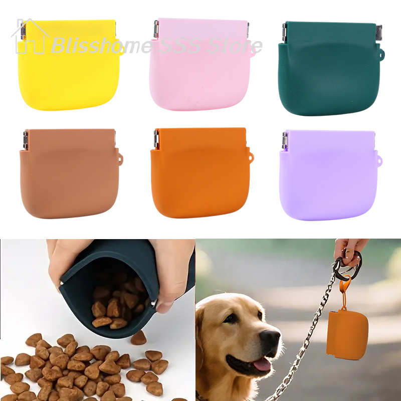 【S】Silicone Dog Treat Pouch Po - Food Snacks Easy ulasan dan harga