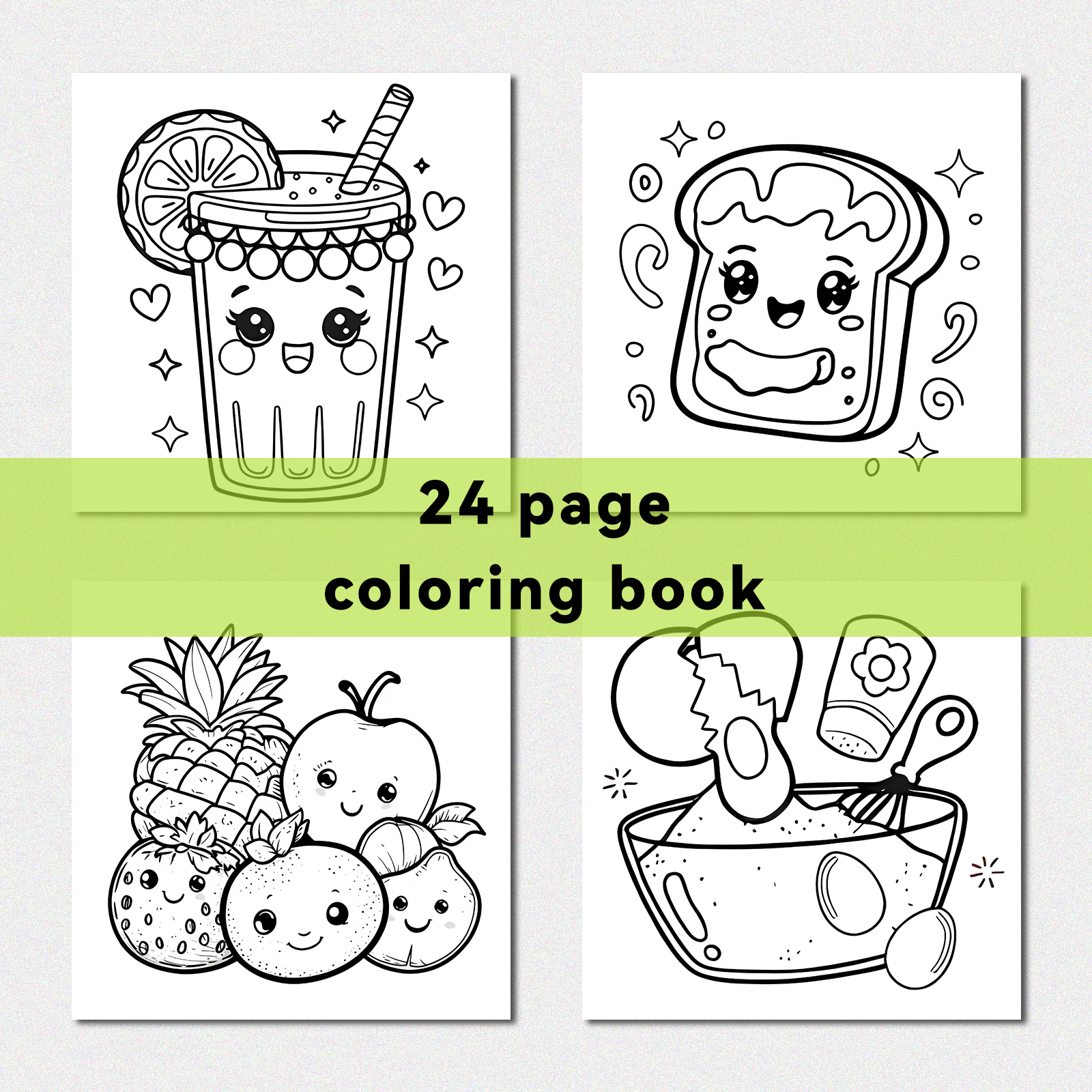 FOOD AND SNACK Coloring Book F - Food Y Snacks Coloring Book ulasan dan harga