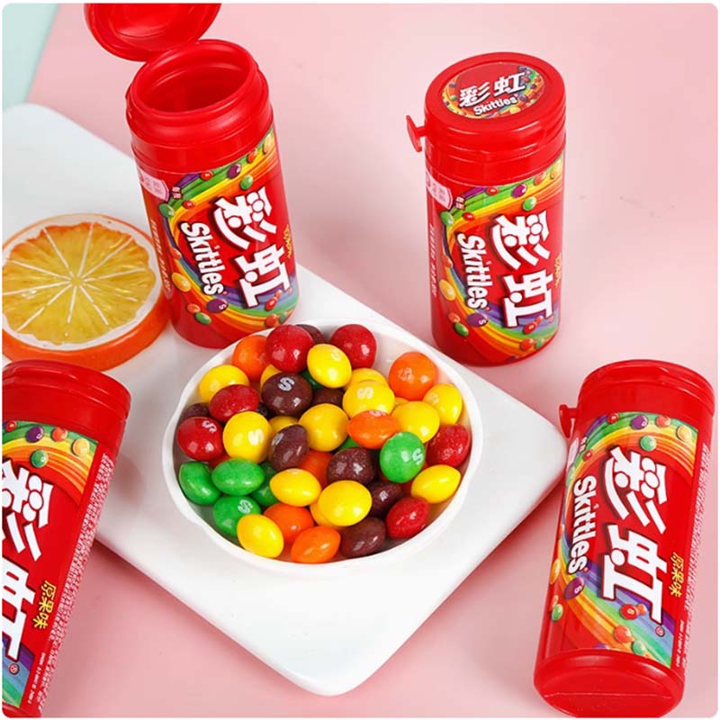 Skittles Candy Canned 1.06oz(3 - Food Snacks To Eat ulasan dan harga