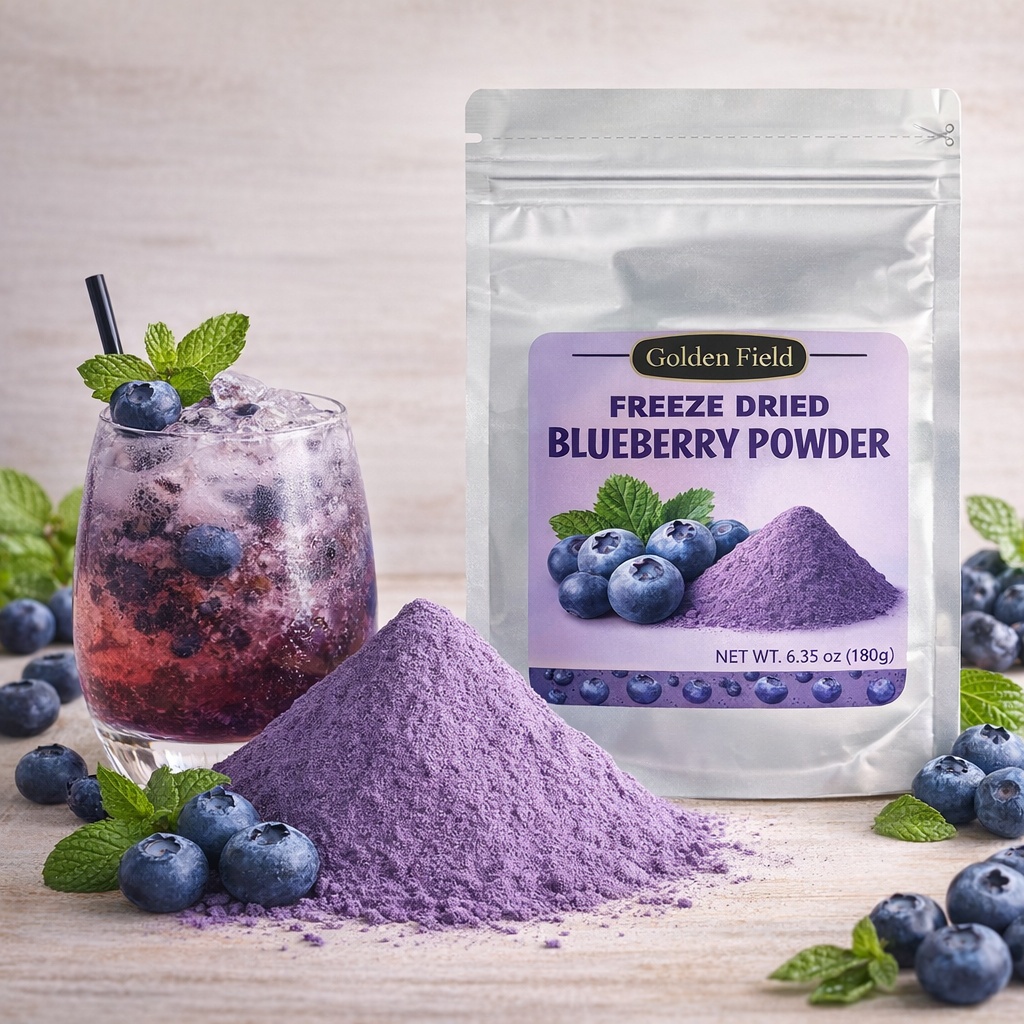 6.35oz Blueberry Powder, Freez - Dried Fruit Mix ulasan dan harga