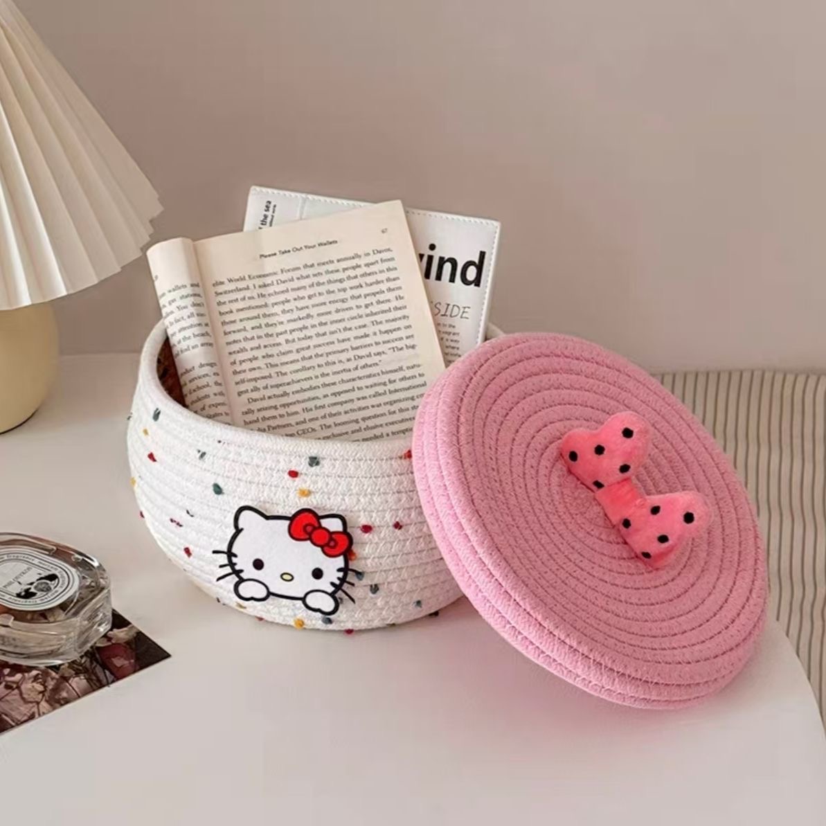 Cute Hello Kitty Cotton Hand-w - Food Snacks To Eat ulasan dan harga