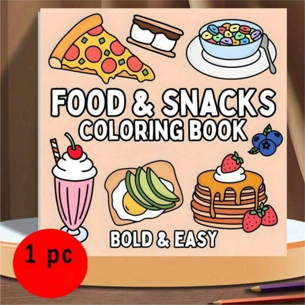 Food and Snacks Coloring Book  - Food And Snacks Coloring Pages ulasan dan harga