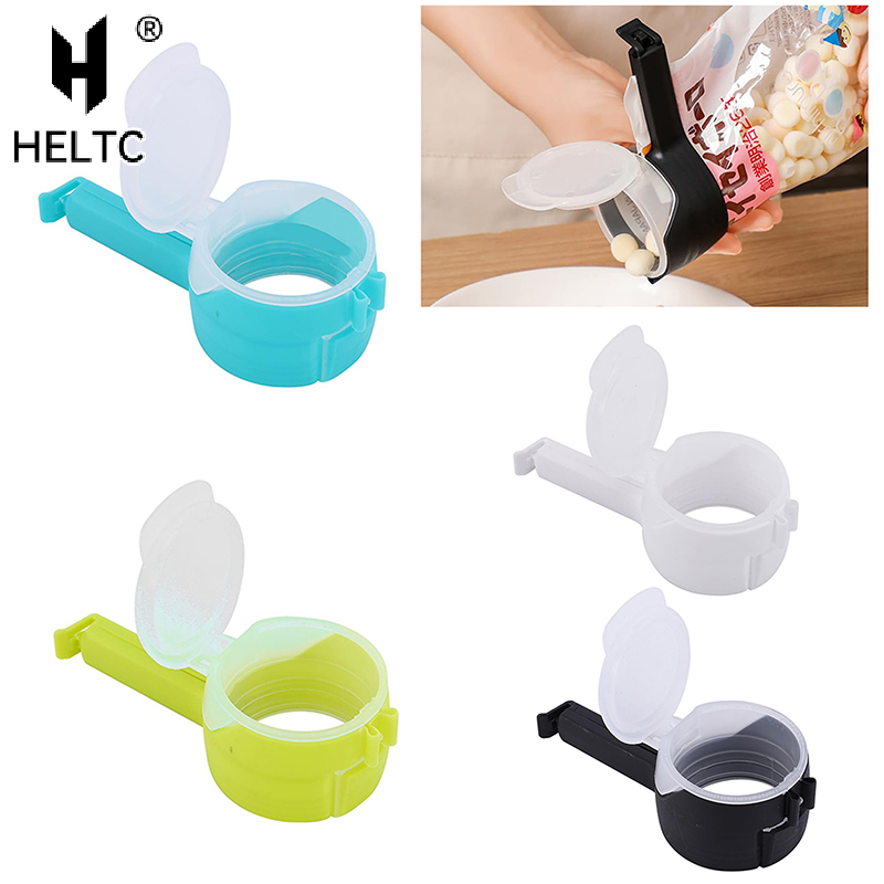 4PCS Food Bag Clips With Pour  - Food Snacks Easy ulasan dan harga