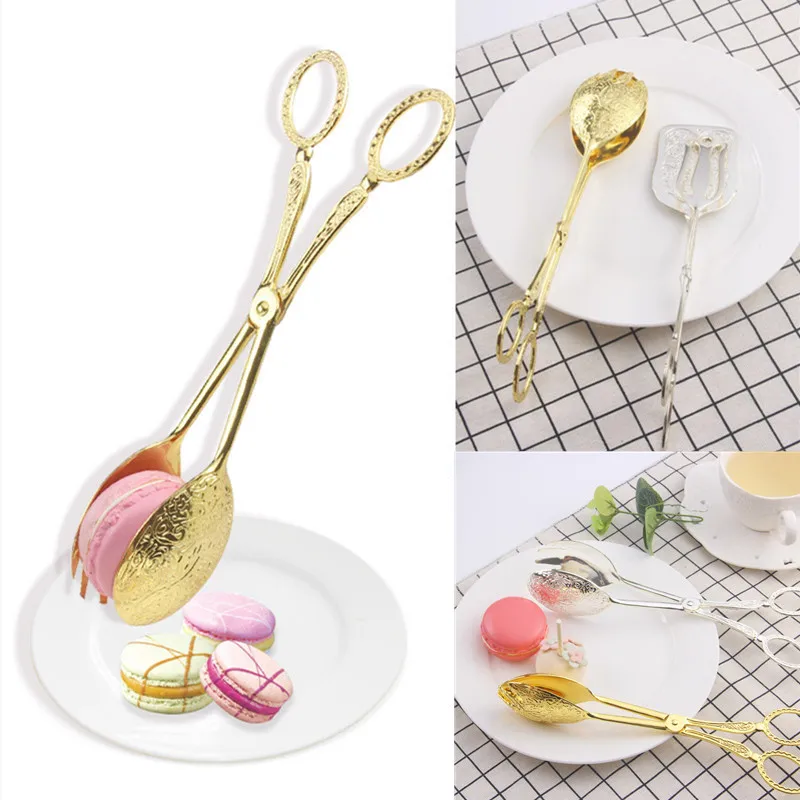 Retro European-style Cake Tong - Zinc Food Snacks ulasan dan harga