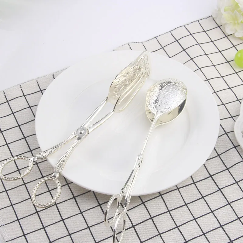 Retro European-style Cake Tong - Zinc Food Snacks ulasan dan harga
