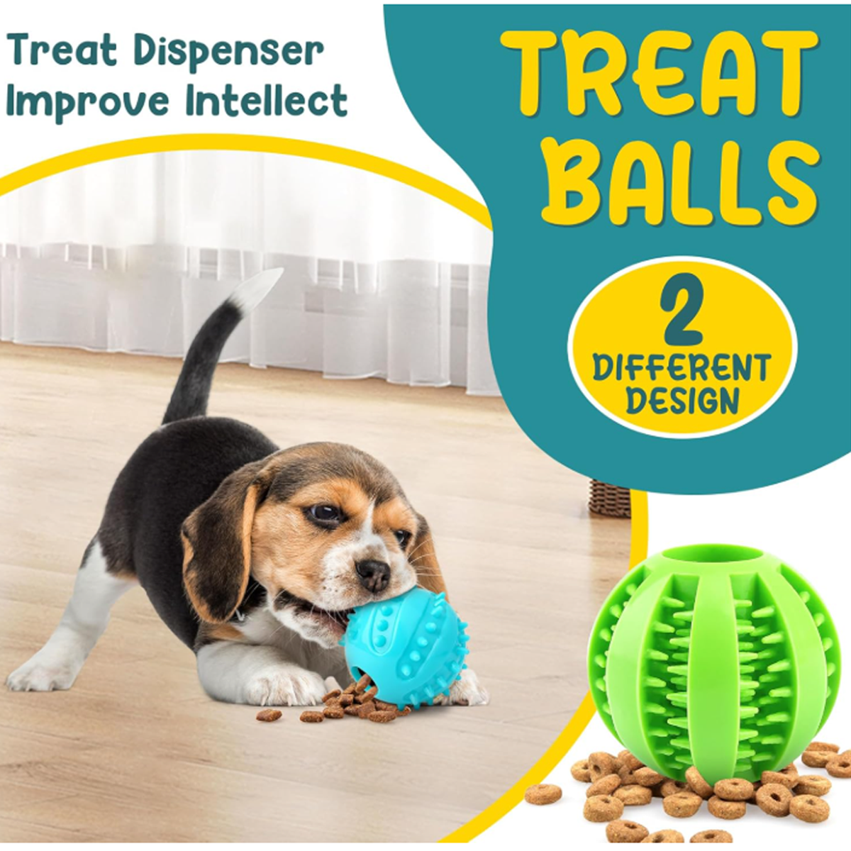 1pc Dog Toy Snack Ball Interac - Food Snacks Distribution ulasan dan harga