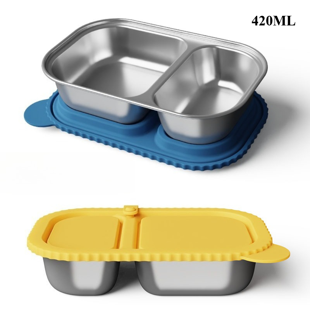 420ml Stainless Steel Children - Food Snacks Easy ulasan dan harga